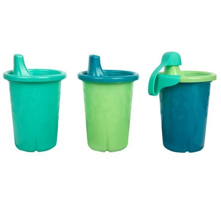 The First Years GreenGrown - Vasos reutilizables prueba de derrames