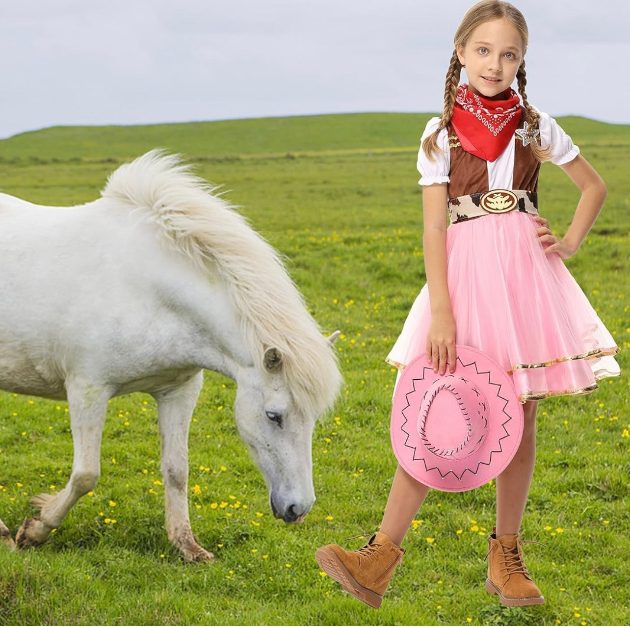 Disfraz De Vaquera Para Niñas 3-12 Años Con Accesorios | Cuotas sin interés Disfraz De Vaquera Para Niñas 3-12 Años Con Accesorios | Cuotas sin interés