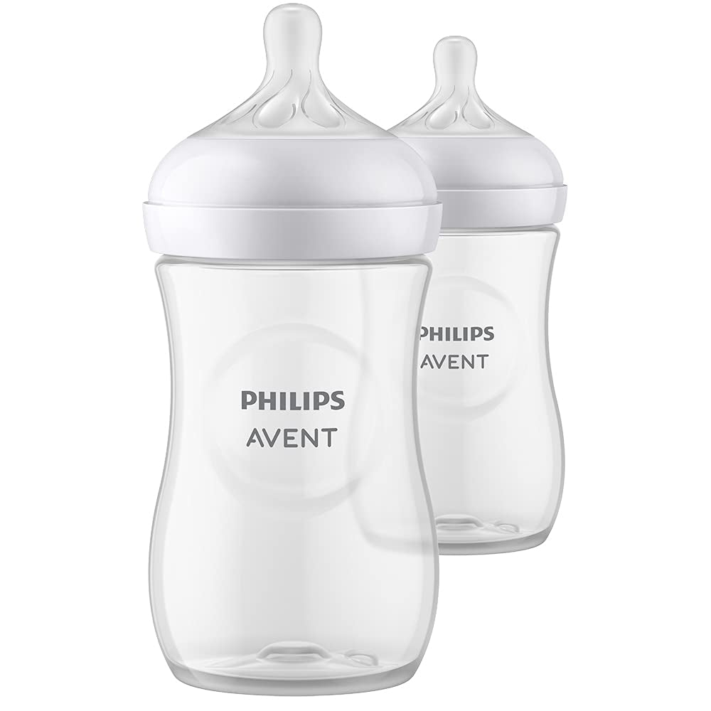 Philips AVENT Biberón natural con pezón de respuesta natural 11oz