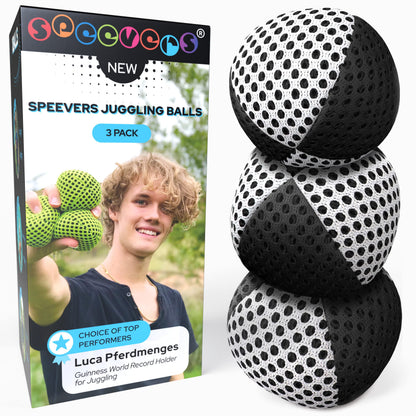 Pelotas para malabarismo Speevers, 3 pelotas para principiantes