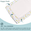 Hygge Hush Pack and Play Sheets - Juego de sábanas bajeras de 400 hilos