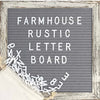 Mainevent tablero de letras rústico 10x10