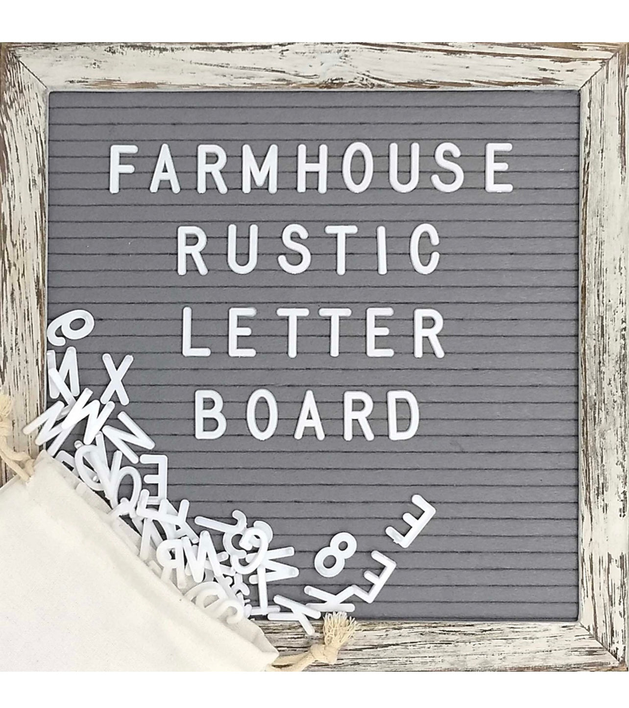 Mainevent tablero de letras rústico 10x10