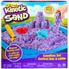Kinetic Sand, caja de arena con 1 libra de arena púrpura y 3 moldes