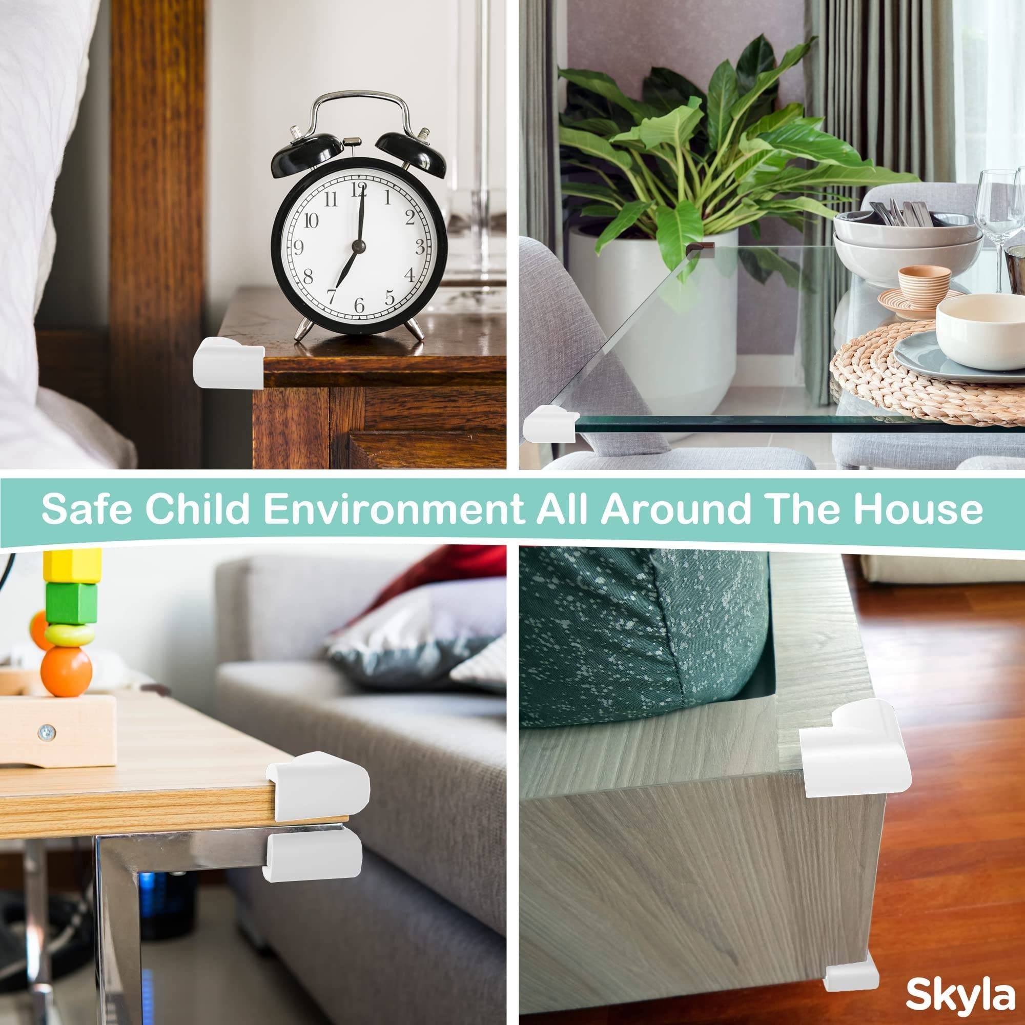 Skyla Homes - Protectores suaves para esquinas (12 unidades)