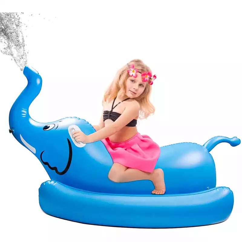 Flotador de piscina de elefante inflable