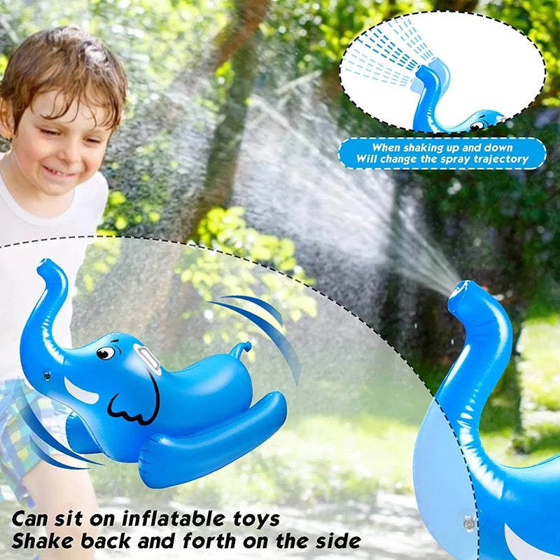 Flotador de piscina de elefante inflable