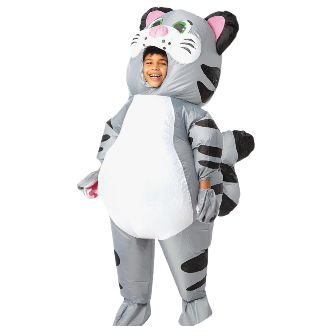 Disfraz inflable de gato 7-10 años