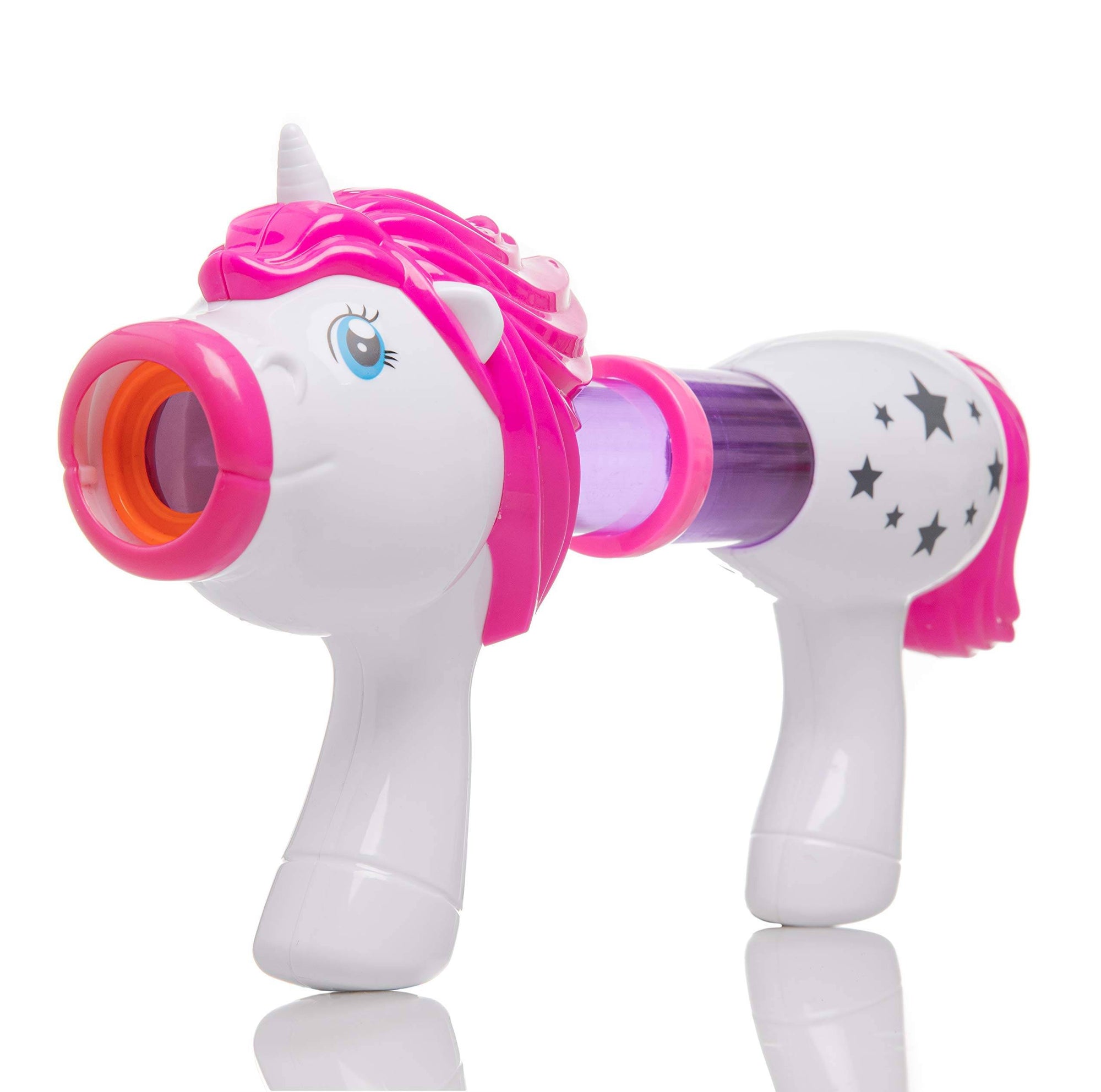 Toy Chef Pistola de espuma de unicornio rosa