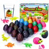 MGparty 22 huevos de dinosaurio de Pascua para eclosionar huevos de dinosaurio