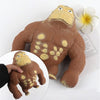 YJHWLF Gorila de goma con pegamento elástico relleno de arena