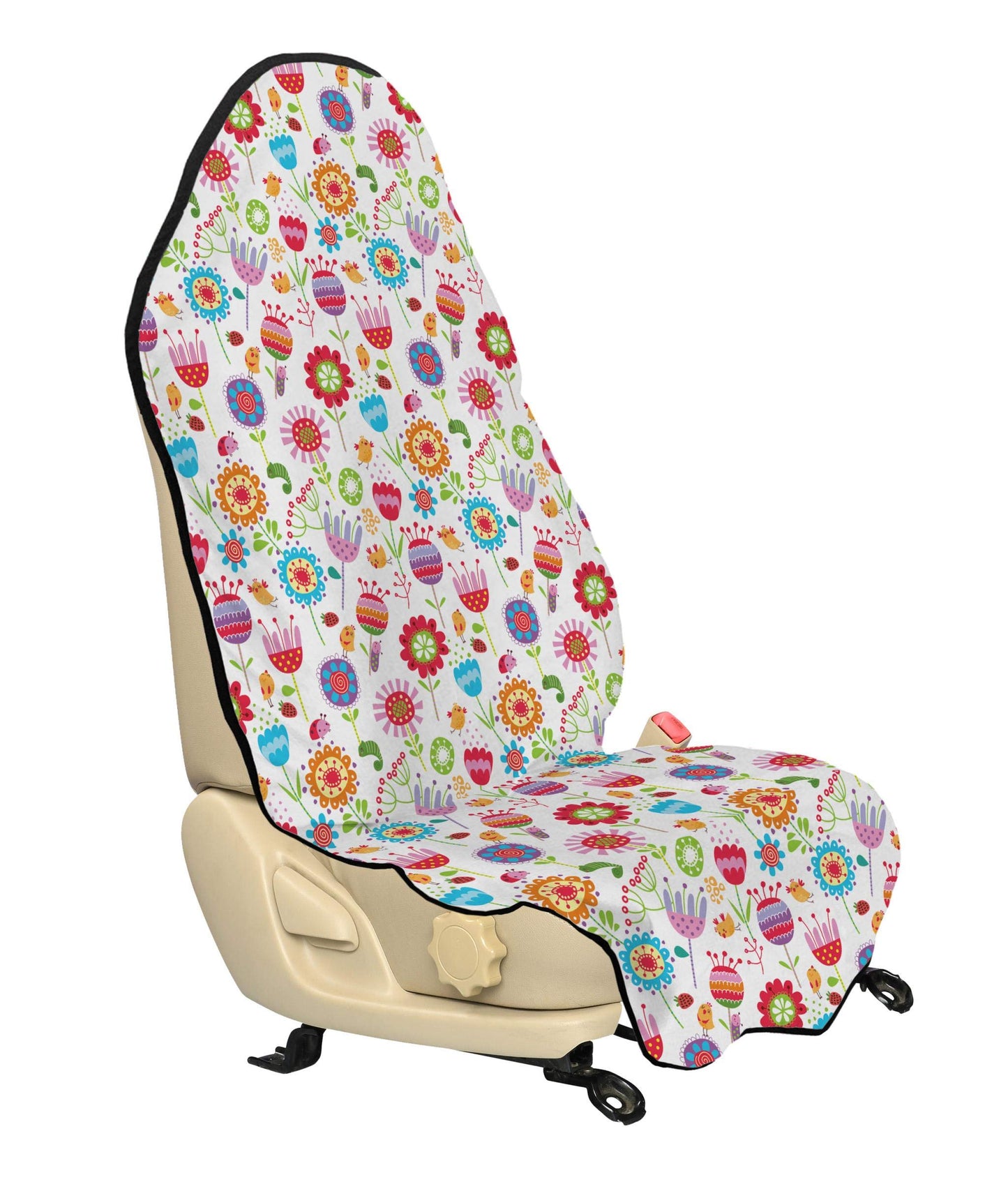 Ambesonne Sudadera con capucha para asiento de automóvil