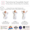 SwaddleDesigns Saco de viaje de transición 3-6 meses