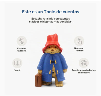 Tonies Paddington Bear - Figurina de juguete de audio de Un Oso Llamado Paddington, en inglés
