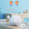 Máquina de sonido para bebés, luz nocturna, reloj de activación