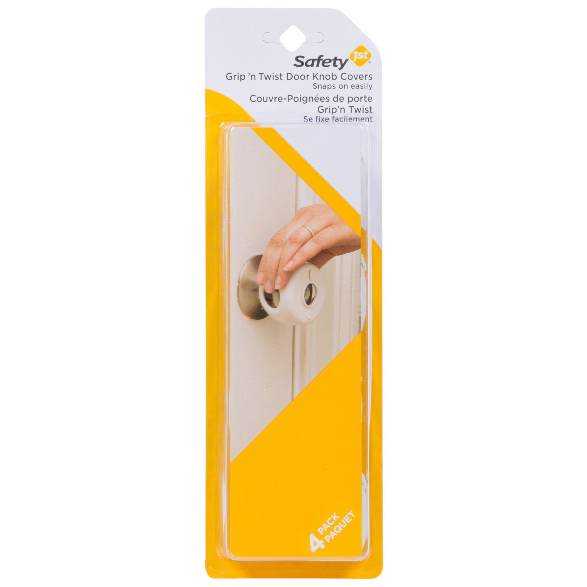 Safety 1st Grip N 'Twist Tirador de puerta Cover, Contemporáneo, Blanco