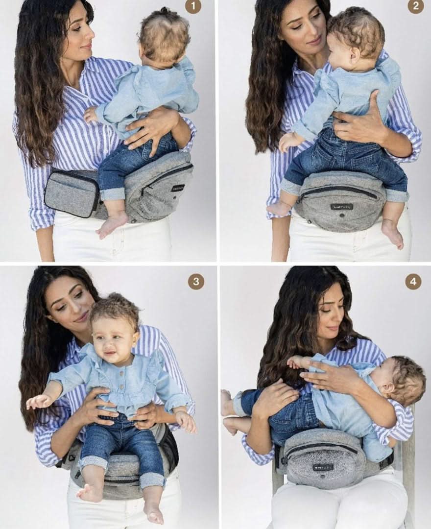 TushBaby The Only Safety Certified Hip Seat Baby Carrier