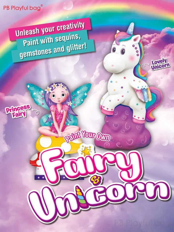 Kit de pintura de hada y unicornio