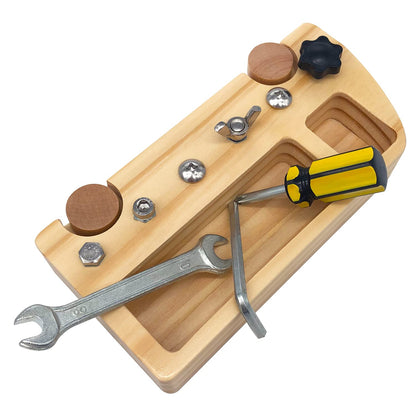 Montessori - Tablero de destornilladores para niños