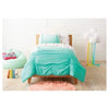 Pillowfort- Set edredón y funda tamaño twin, color menta