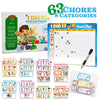 Learn & Climb tabla de recompensas y tareas para niños, 49 responsabilidades y tareas de comportamiento