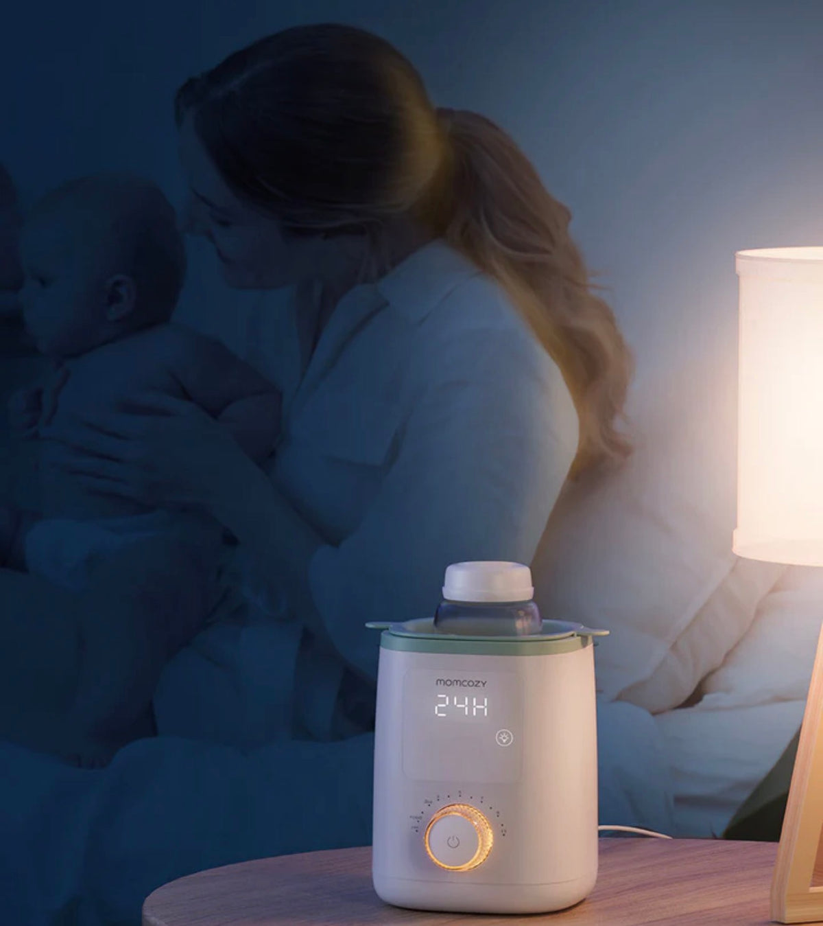 Calentador de biberones Momcozy para leche materna, alimentos