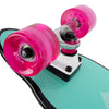 Kryptonics Mini Cutaway Cruiser - Patineta completa de 26 pulgadas, sirenas