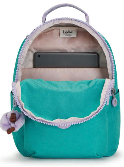 Kipling Mochila pequeña Seoul para mujer, duradera