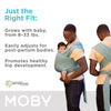 Moby Portabebés Wrap | Element | Portabebés para recién nacidos y bebés