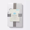 Cloud Island- Juego de 2 sábanas ajustables de Play Yard Jersey , Two by Two Animals y gris sólido