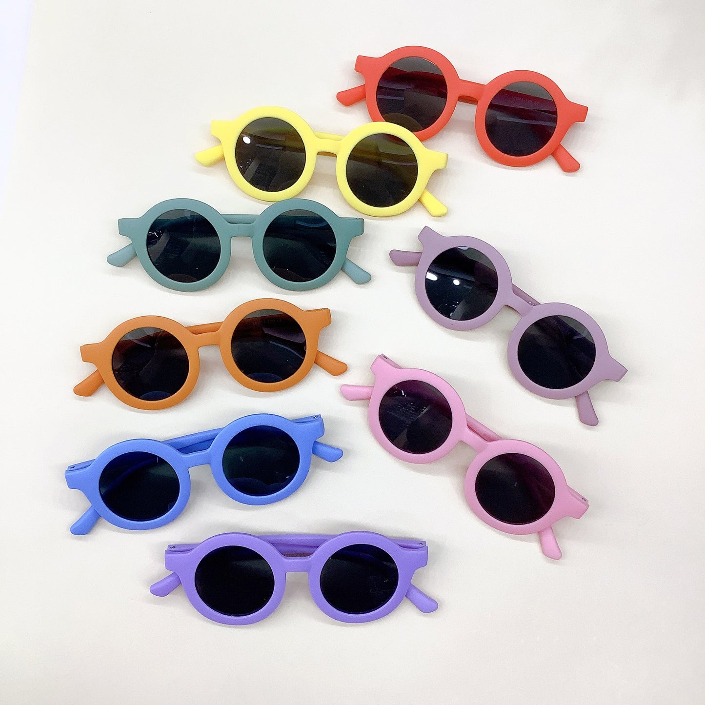 Lentes de sol para niños, diseño redondo, 1 ud