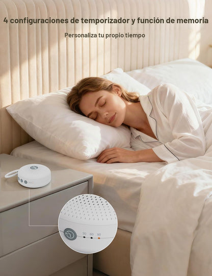 Máquina portátil de ruido de sonido para bebés con 21 sonidos
