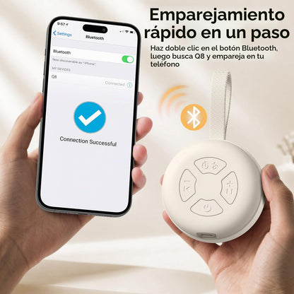 Máquina de ruido blanco, Bluetooth 5.4, 20 sonidos relajantes, función de temporizador