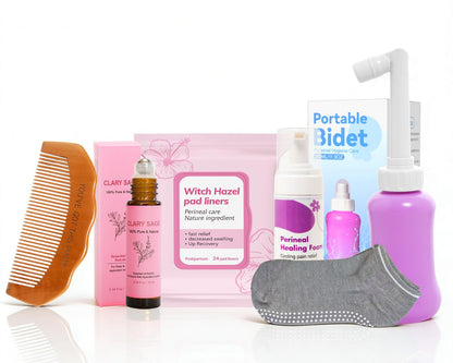 Kit de recuperación de 6 piezas de artículos esenciales para el parto