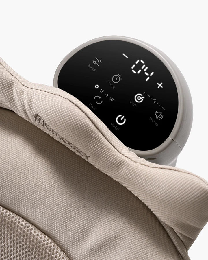 Mecedora Eléctrica Momcozy 2 en 1 para Bebé