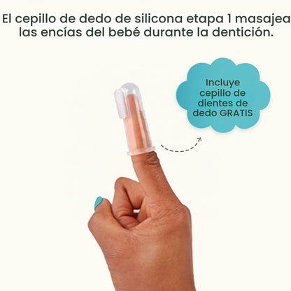 grabease Cepillo de dientes de doble cara para niños pequeños