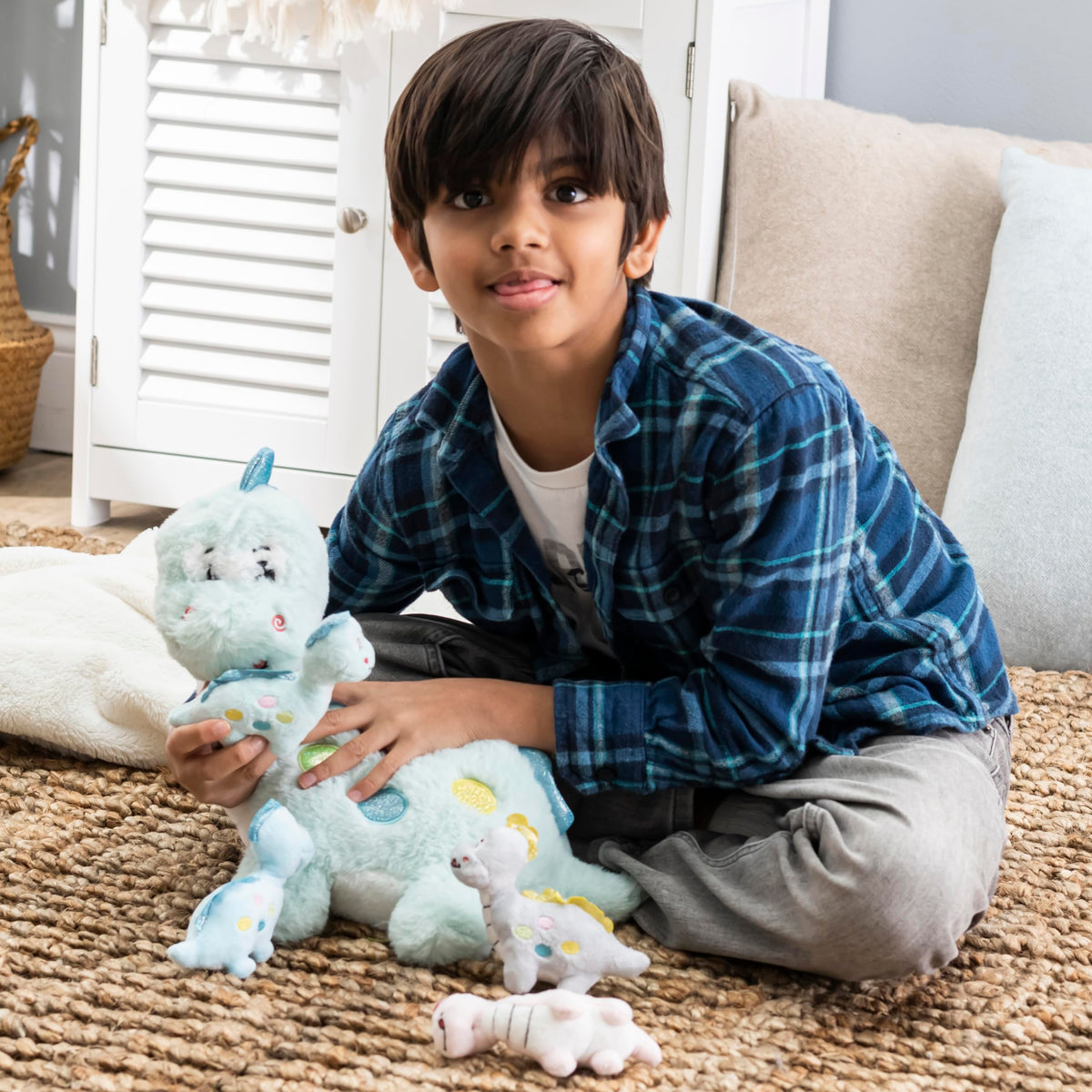 Set de peluches de dinosaurios - Mamá Verde