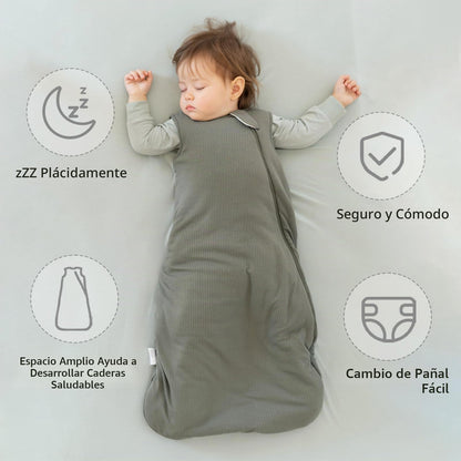 BubblePanda - Saco de Dormir de Rayón Hecho de Bambú para Bebés 0-6 Meses, 1.0tog