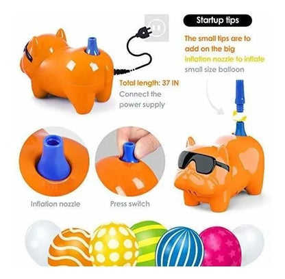 Inflador de globos perro