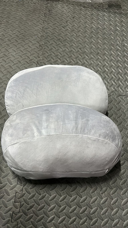 SIMINZICH- Almohada de Embarazo en Forma de C para Dormir de Lado, Doble Cuña para Cuerpo