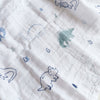 Bambubaby- Set de 2 muselinas de dinosaurio