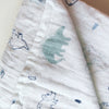 Bambubaby- Set de 2 muselinas de dinosaurio