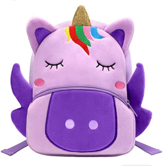 Mochila de unicornio morada