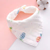 Set de baberos tipo bandana de muselina