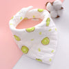 Set de baberos tipo bandana de muselina