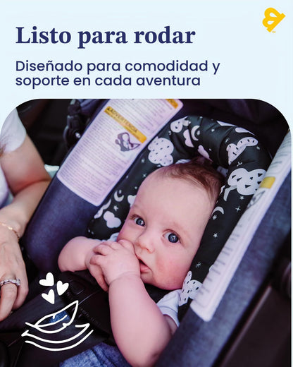 GoldBug - Soporte para la cabeza de asiento de coche 2 en 1 para bebés
