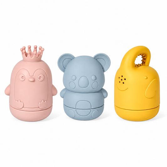 Juguetes de baño de silicona anti moho