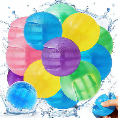10 globos de agua reutilizables, juguetes de agua para piscina y playa
