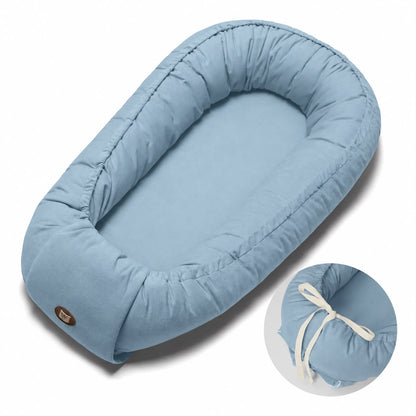 Tumbona para bebé Aciroc ajustable para recién nacidos de 0 a 24 meses, color celeste