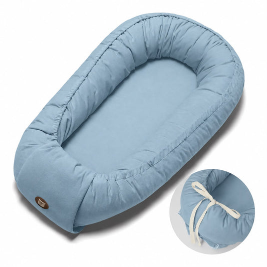 Tumbona para bebé Aciroc ajustable para recién nacidos de 0 a 24 meses, color celeste